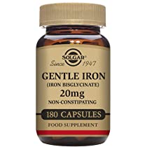 Solgar Gentle Iron 20mg (Non Constipating) 180 Caps