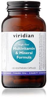 Viridian High Five Multivitamin & Mineral Formula 120 Caps