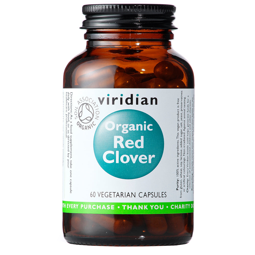 Viridian Organic Red Clover 60 Caps