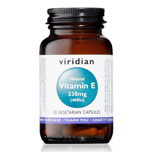 Viridian Vitamin E 330mg 30 Caps