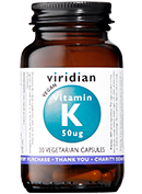 Viridian Vitamin K 50mg