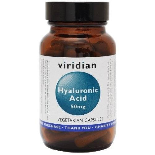 Viridian Hyaluronic Acid 50mg 30 Caps
